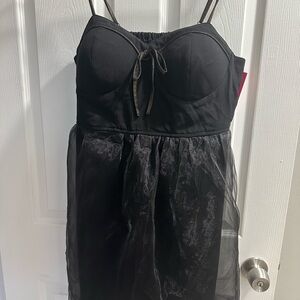 Xhilaration Black Mini Dress